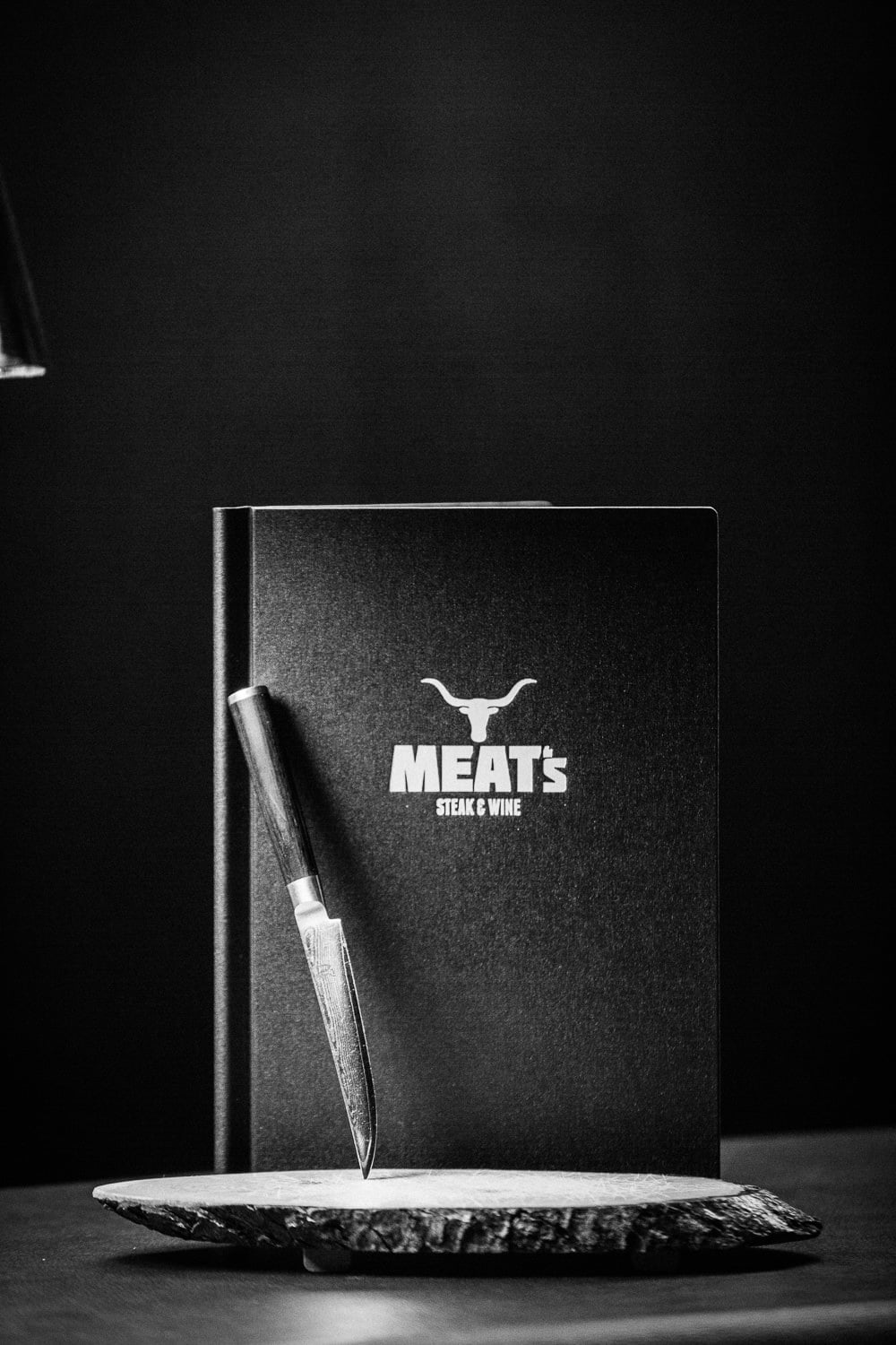 Corporate Fotografie Meats Steakhouse Menükarte
