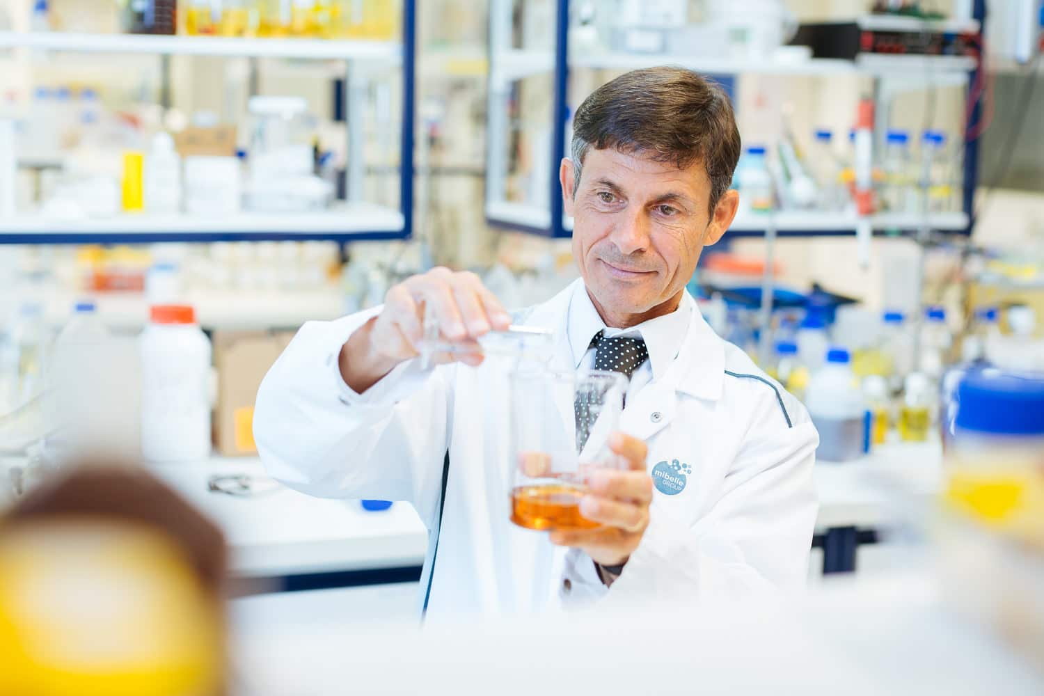 Imagefoto Biochemielabor Mibelle Biochemie Labor Corporate Mibelle