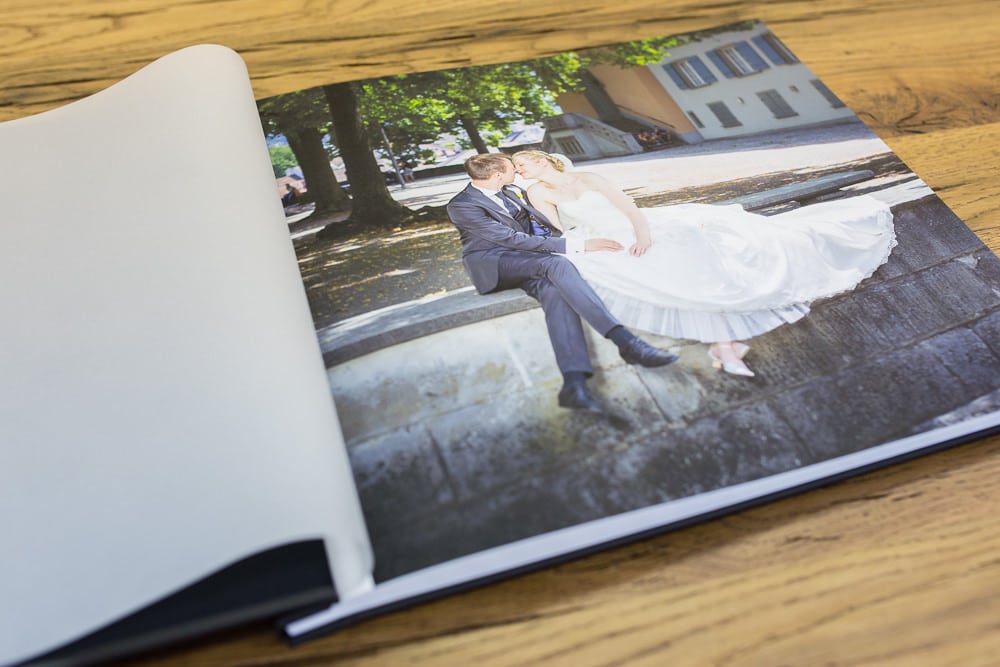 Hochzeitsalbum Ansicht gute Qualität Graben Aarau