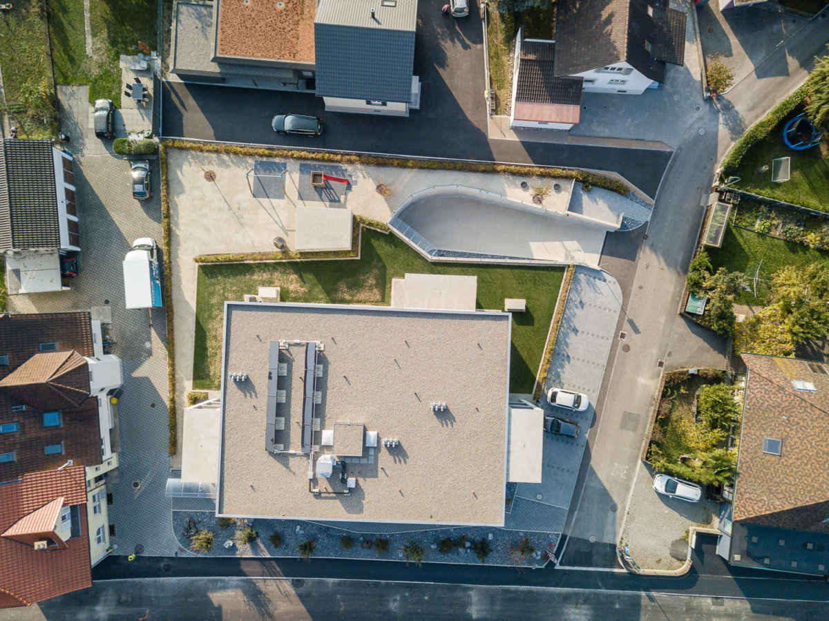 Immobilien Fotografie Drohne Luft Tramstrasse Suhr