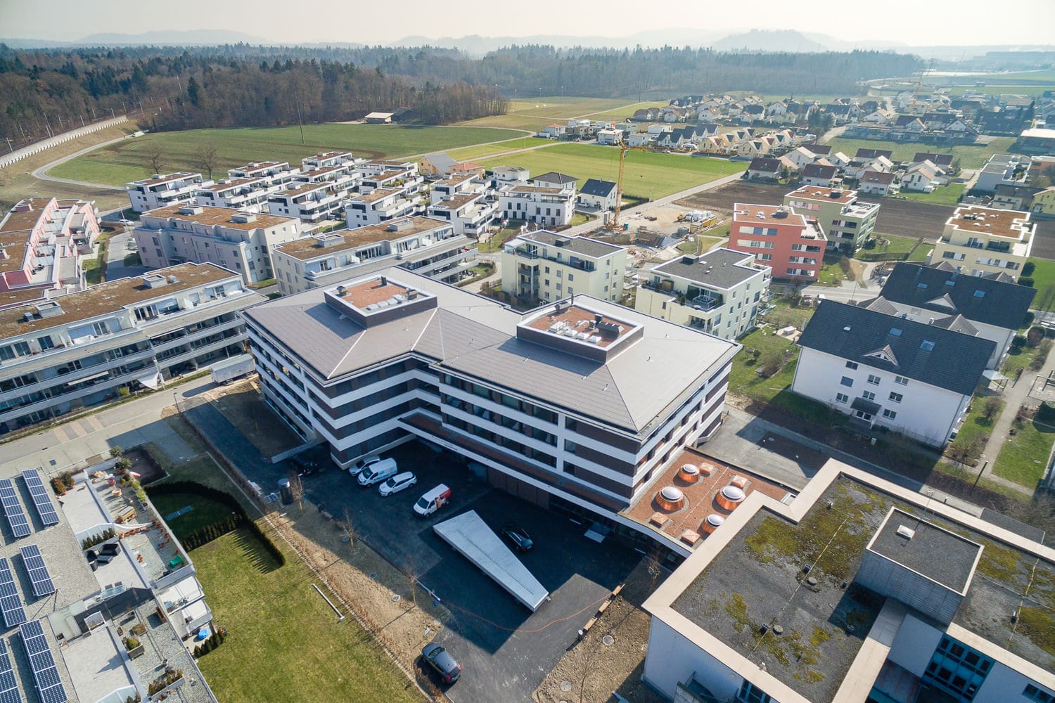 Alters- und Pflegeheim Länzerthus Drohne Luftaufnahme