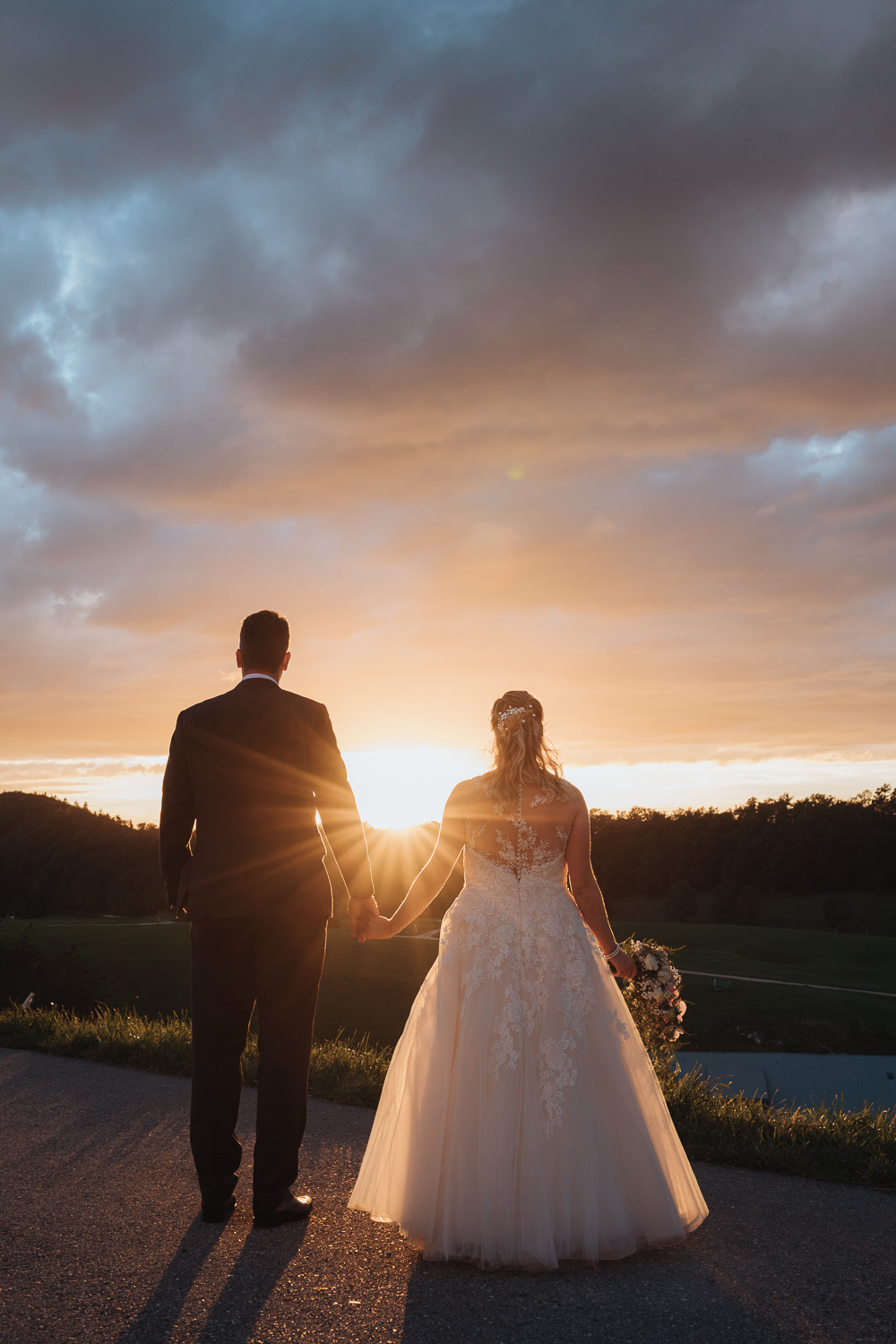 Sonnenuntergang Hochzeit