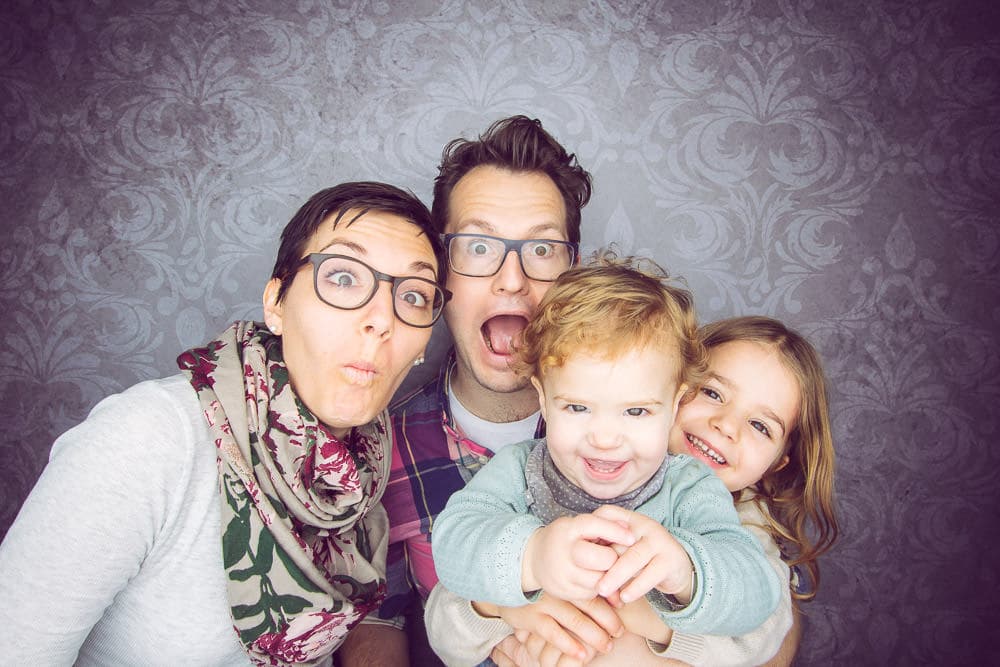 Fotobox Schnappschuss Familie