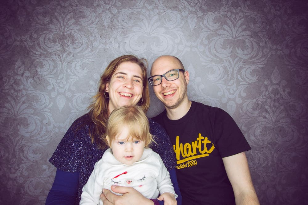 Fotobox Schnappschuss Familie