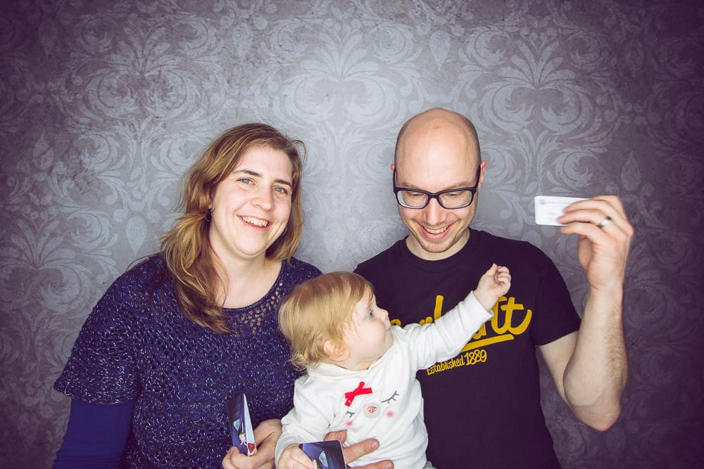 Fotobox Schnappschuss Familie