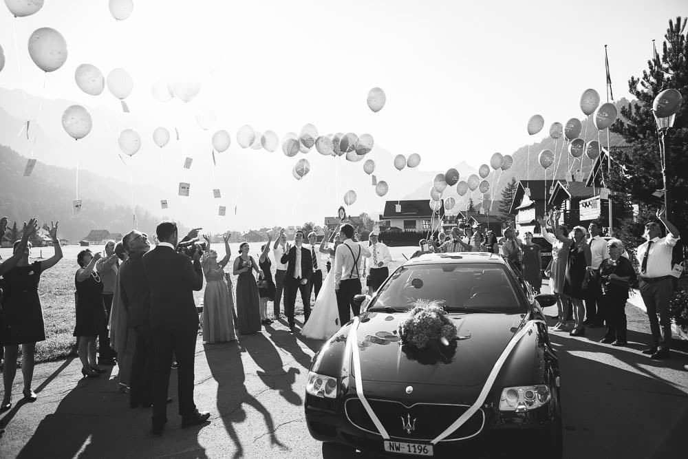 Hochzeit Bürgenstock Ballone Maserati