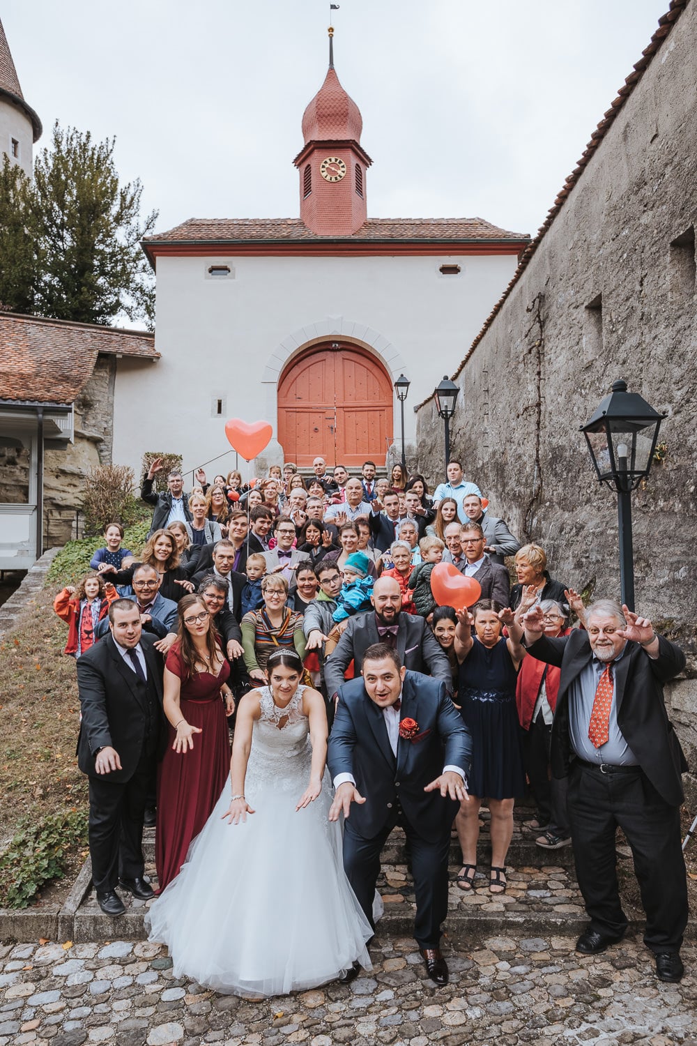 Hochzeit Gruppenfoto