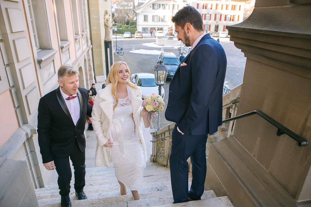 Winterhochzeit Zofingen Aargau Empfang Standesamt Ziviltrauung