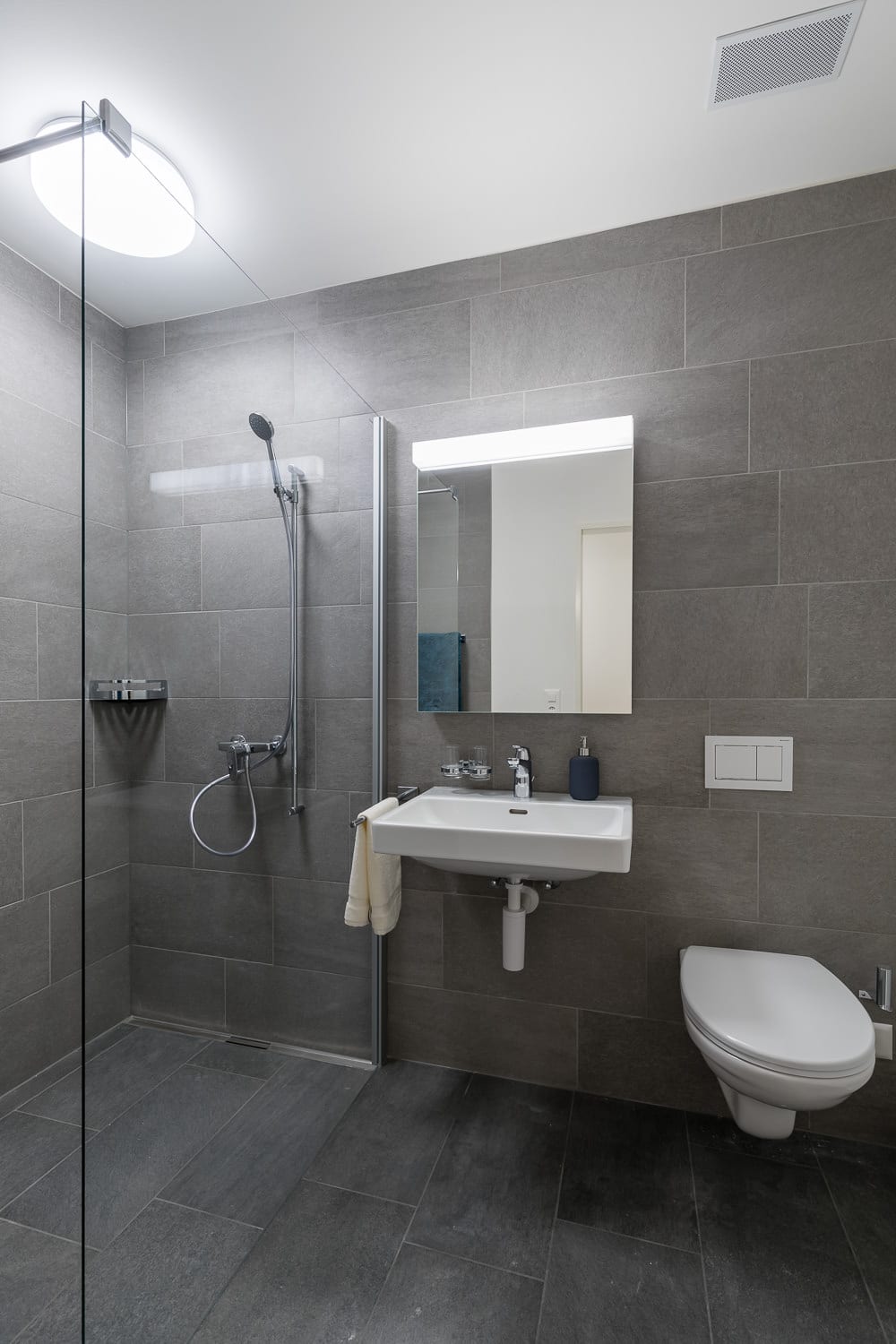 Immobilienfotografie Kastanienweg Lupfig Badezimmer Dusche