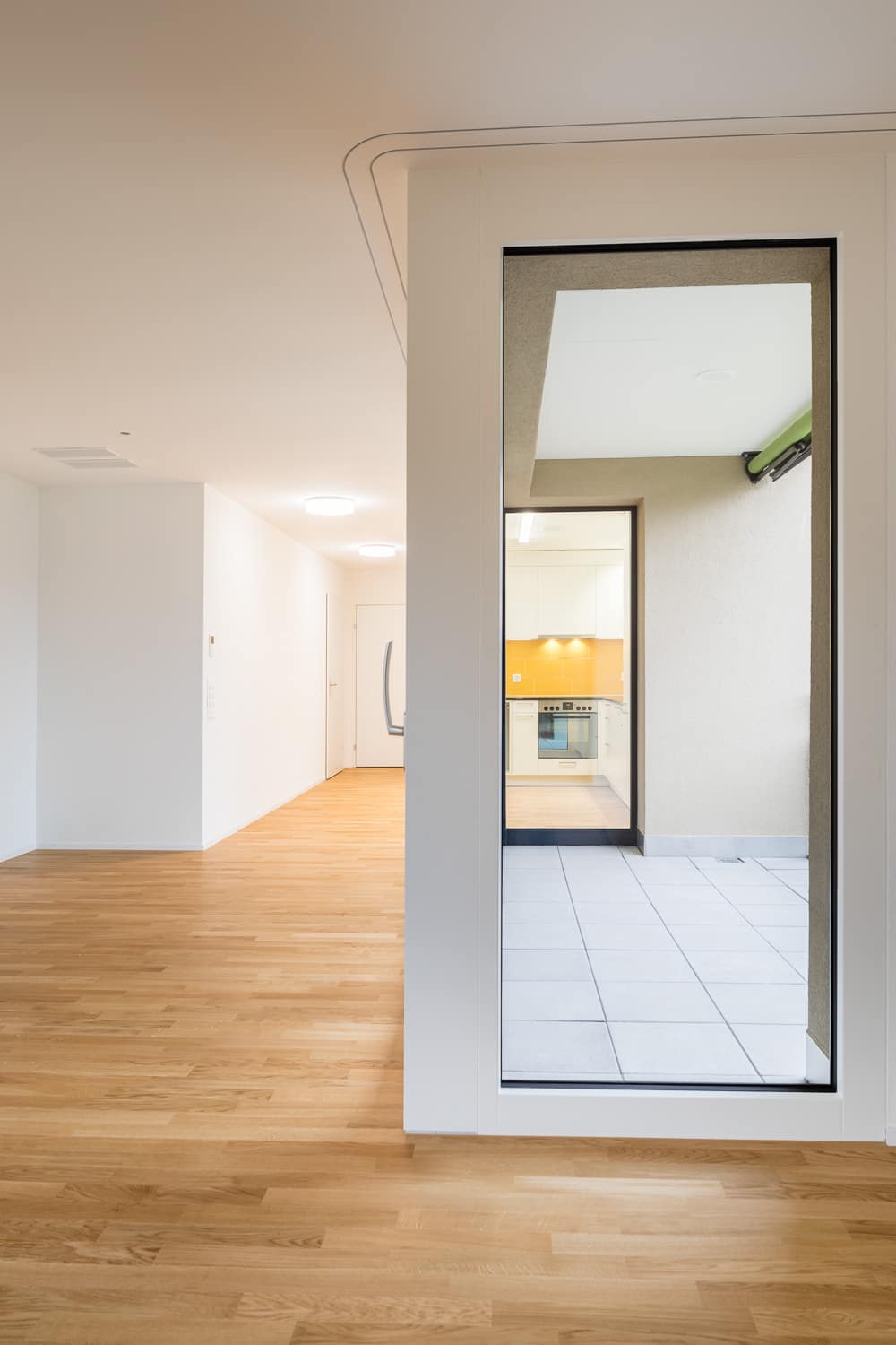 Immobilienfotografie Kastanienweg Lupfig Innenaufnahme Wohnung Balkon