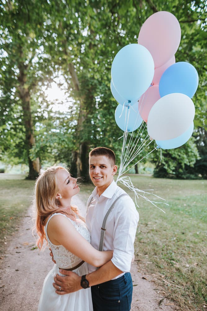 Umweltfreundliche Alternative Luftballons Hochzeit