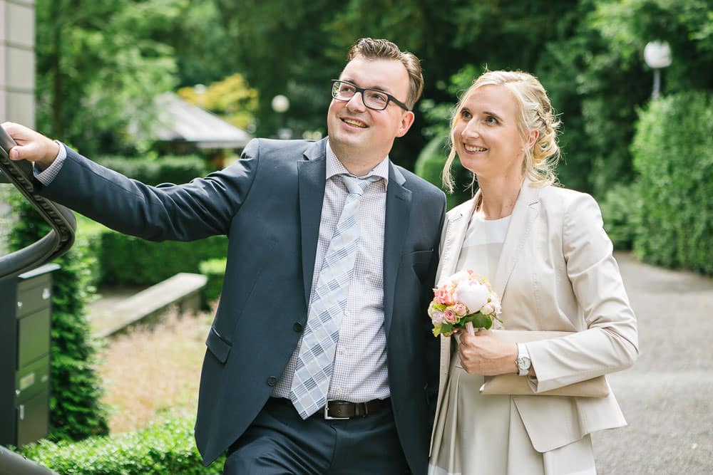 Hochzeit Ziviltrauung Brautpaar