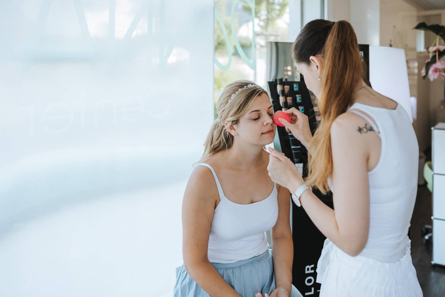 Braut Make-up Hochzeit