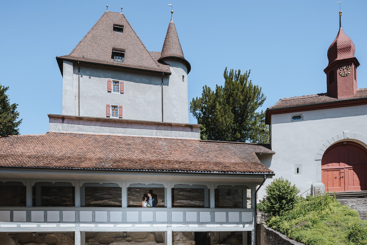 Hochzeit Schloss Liebegg Brautpaar