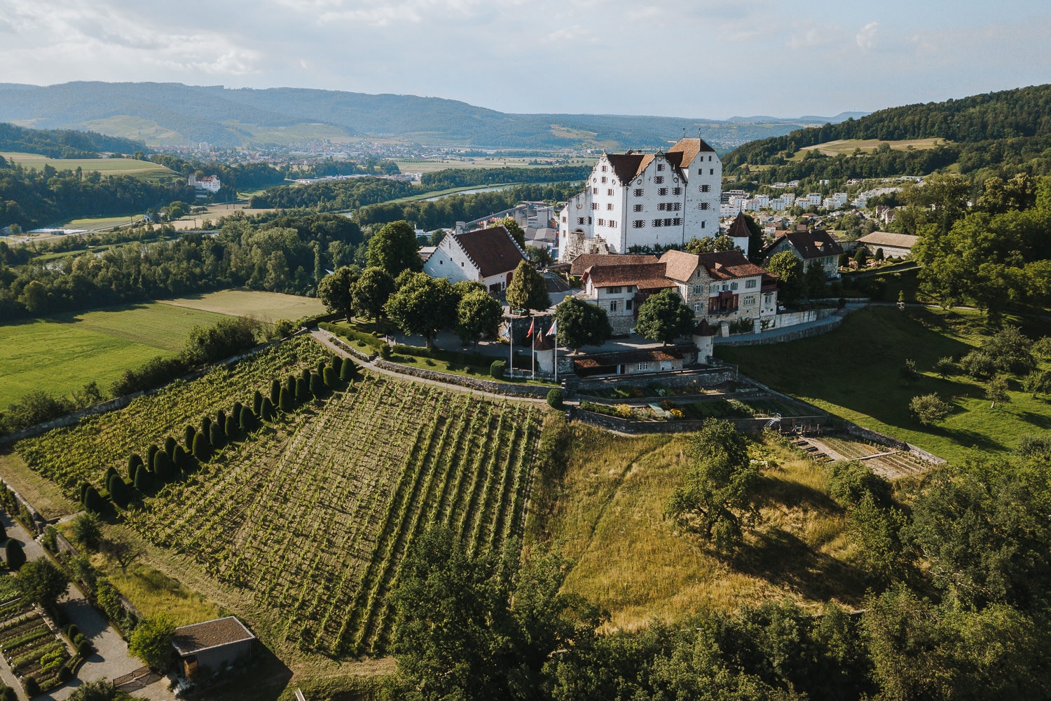 Aargau Luftaufnahme Drohne