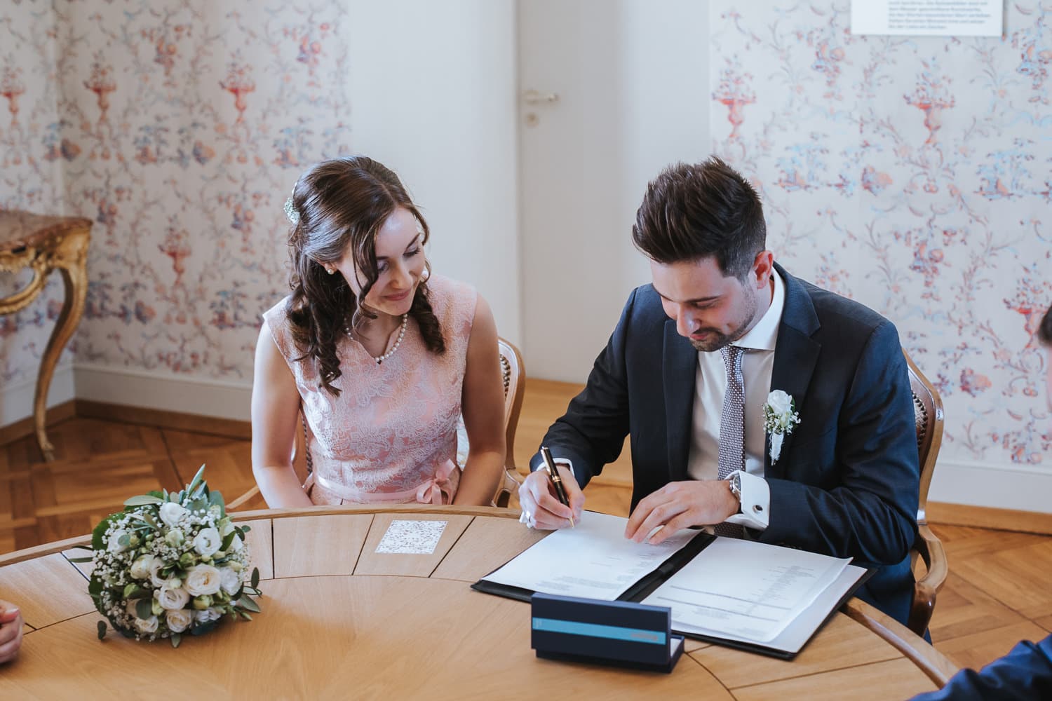 Hochzeit Schlössli Aarau Unterschrift