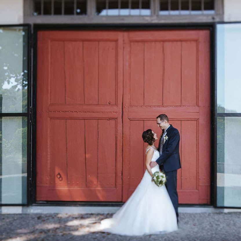 Hochzeit Tor Liebegg Brautpaar