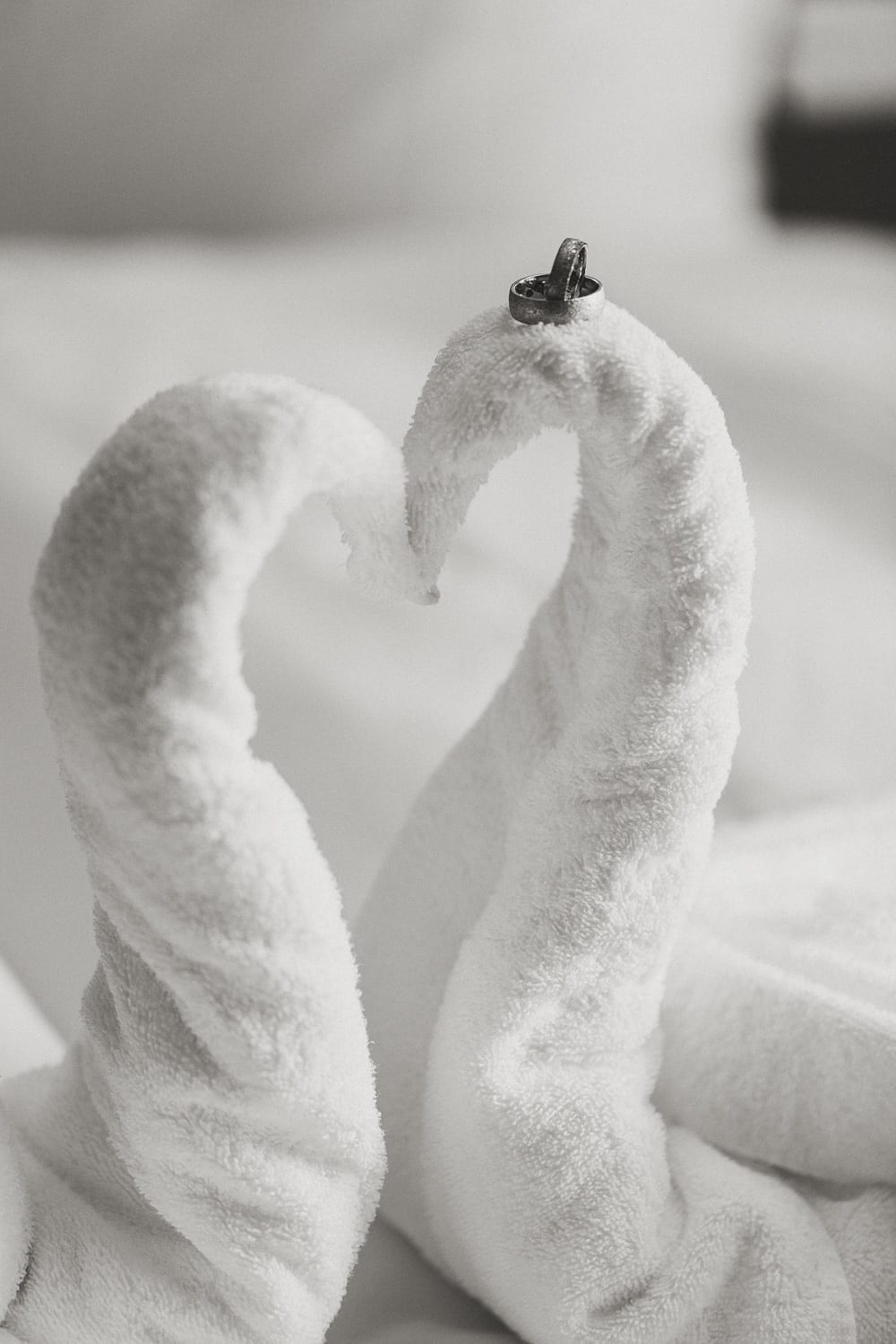 Hochzeit Ringe Hotelzimmer