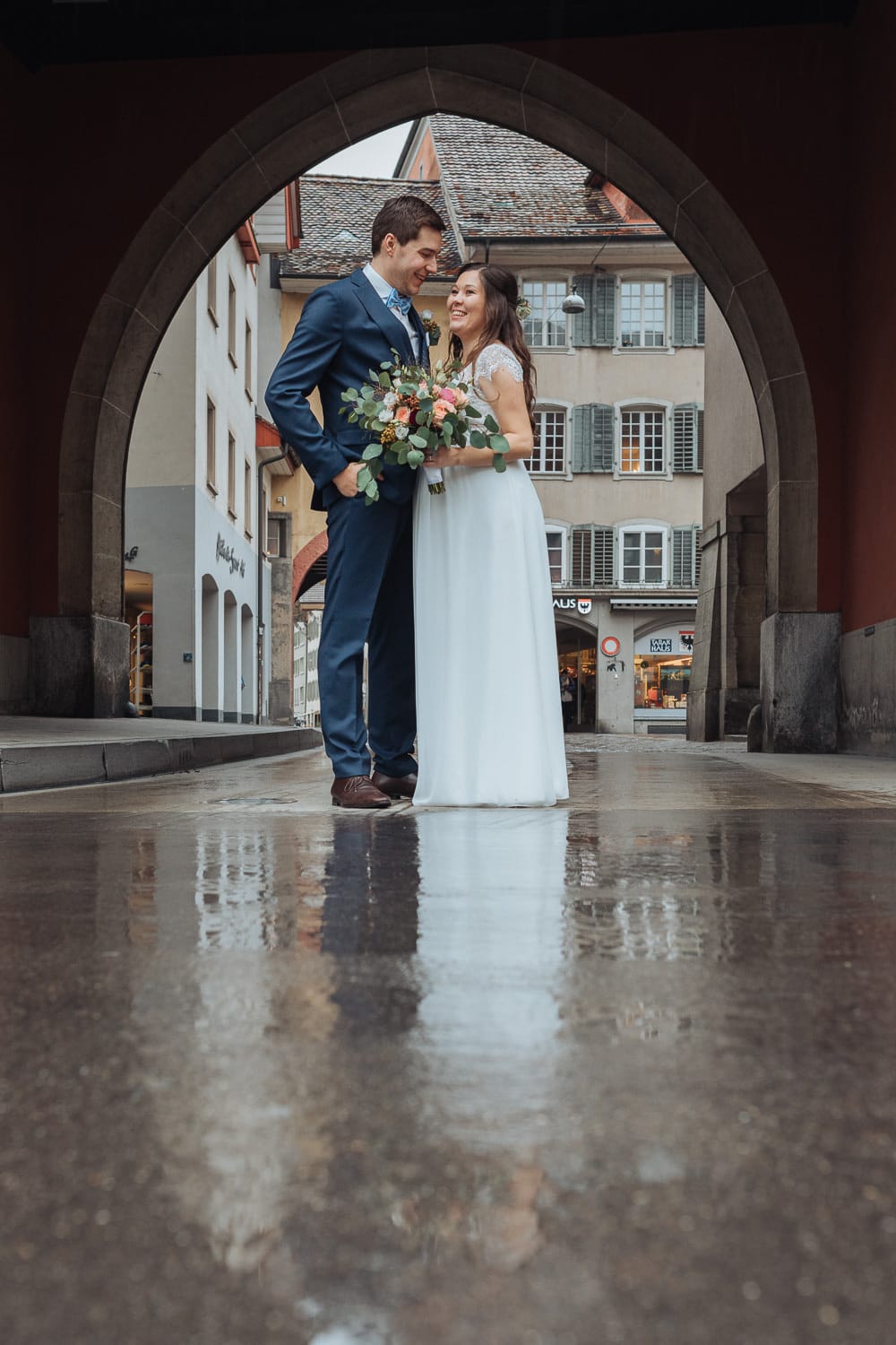 Trauung Aarau Altstadt Regen