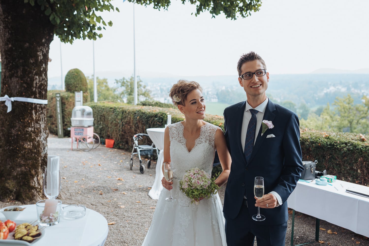 Apéro Gäste Hochzeit Gratulationen