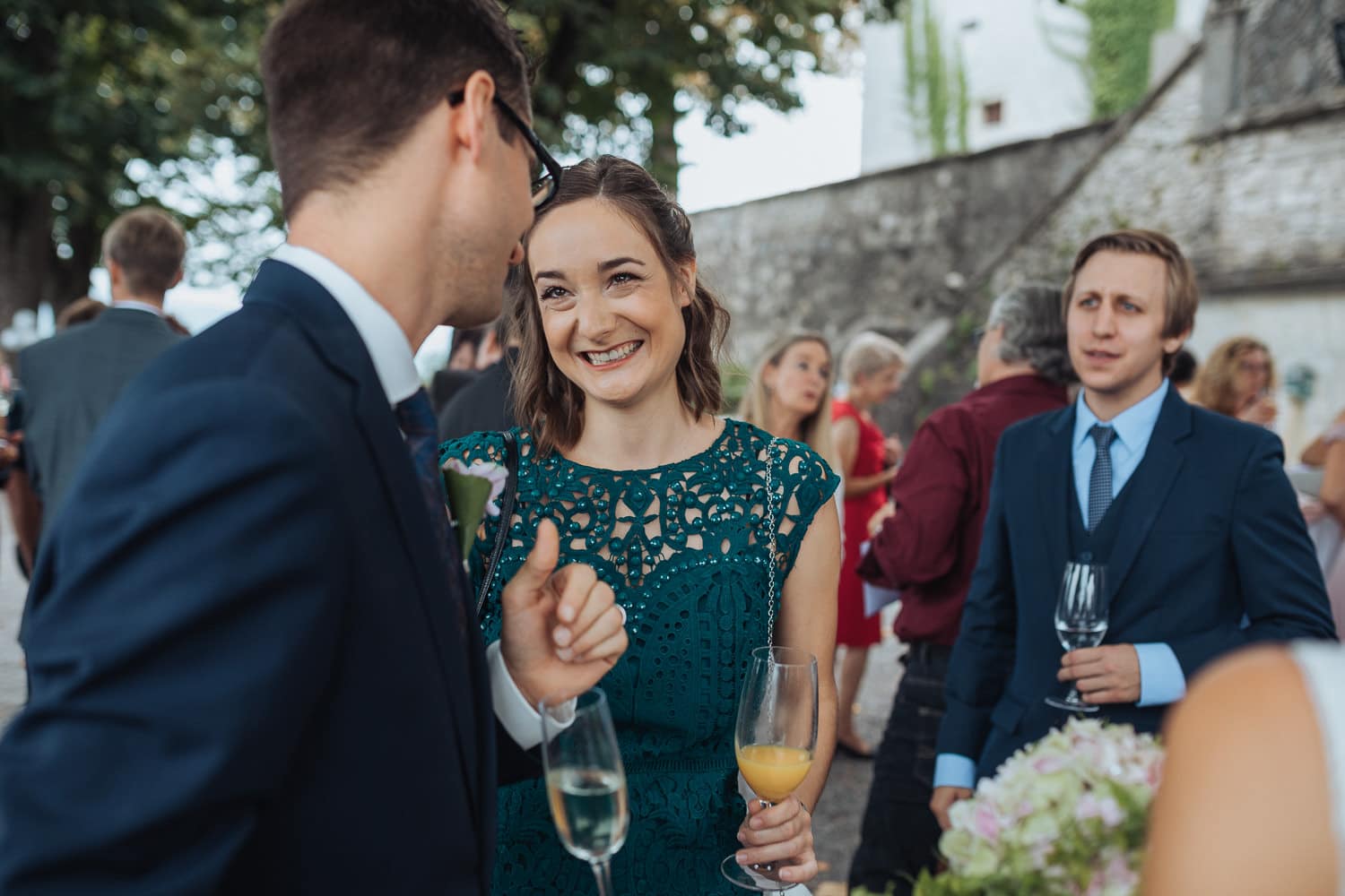 Apéro Gäste Hochzeit Gratulationen