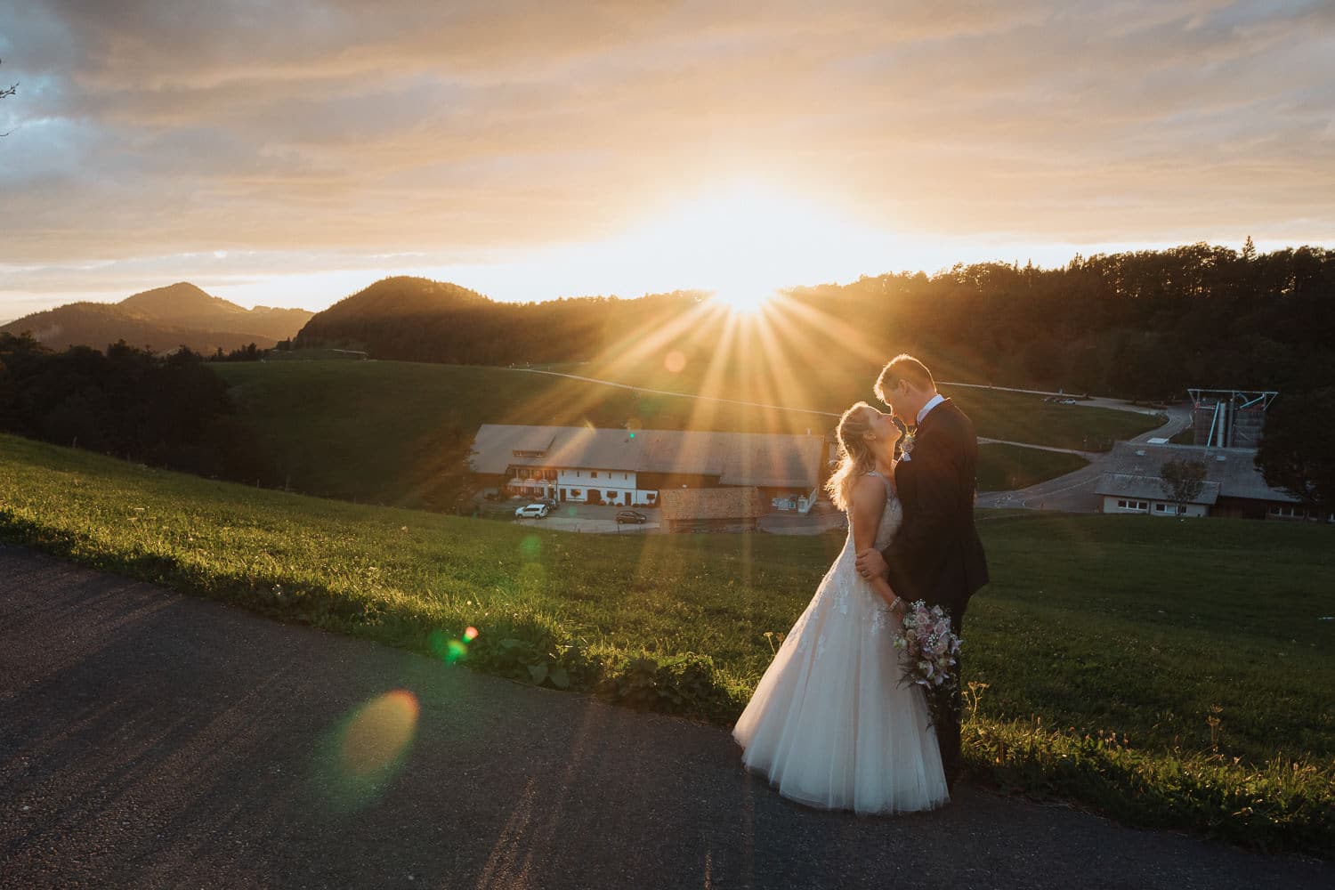 Paarfotos Sonnenuntergang Weissenstein