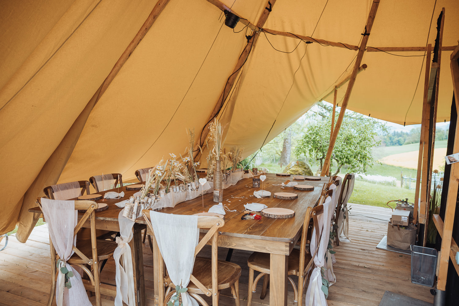 Hochzeit Tipi