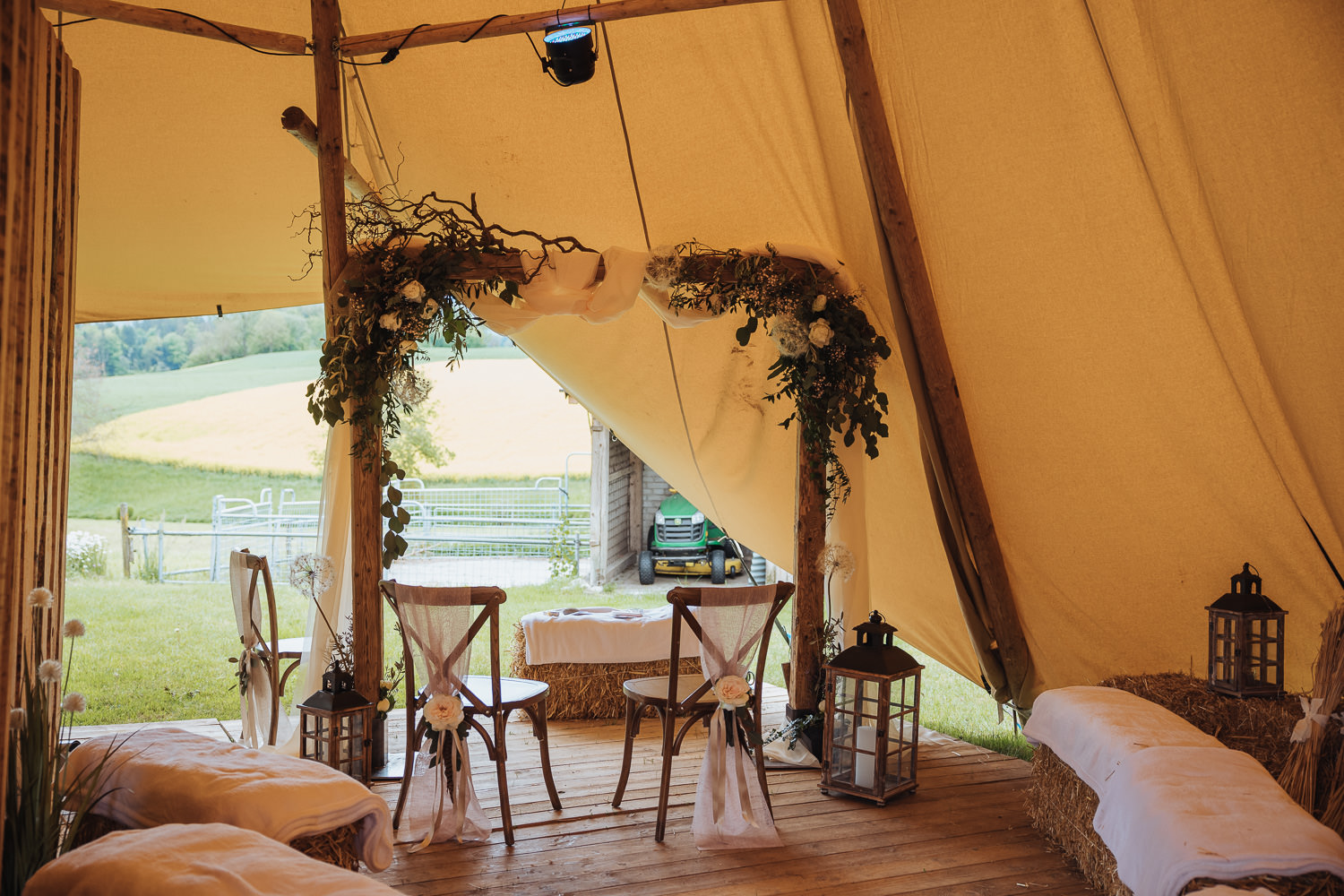 Hochzeit Tipi