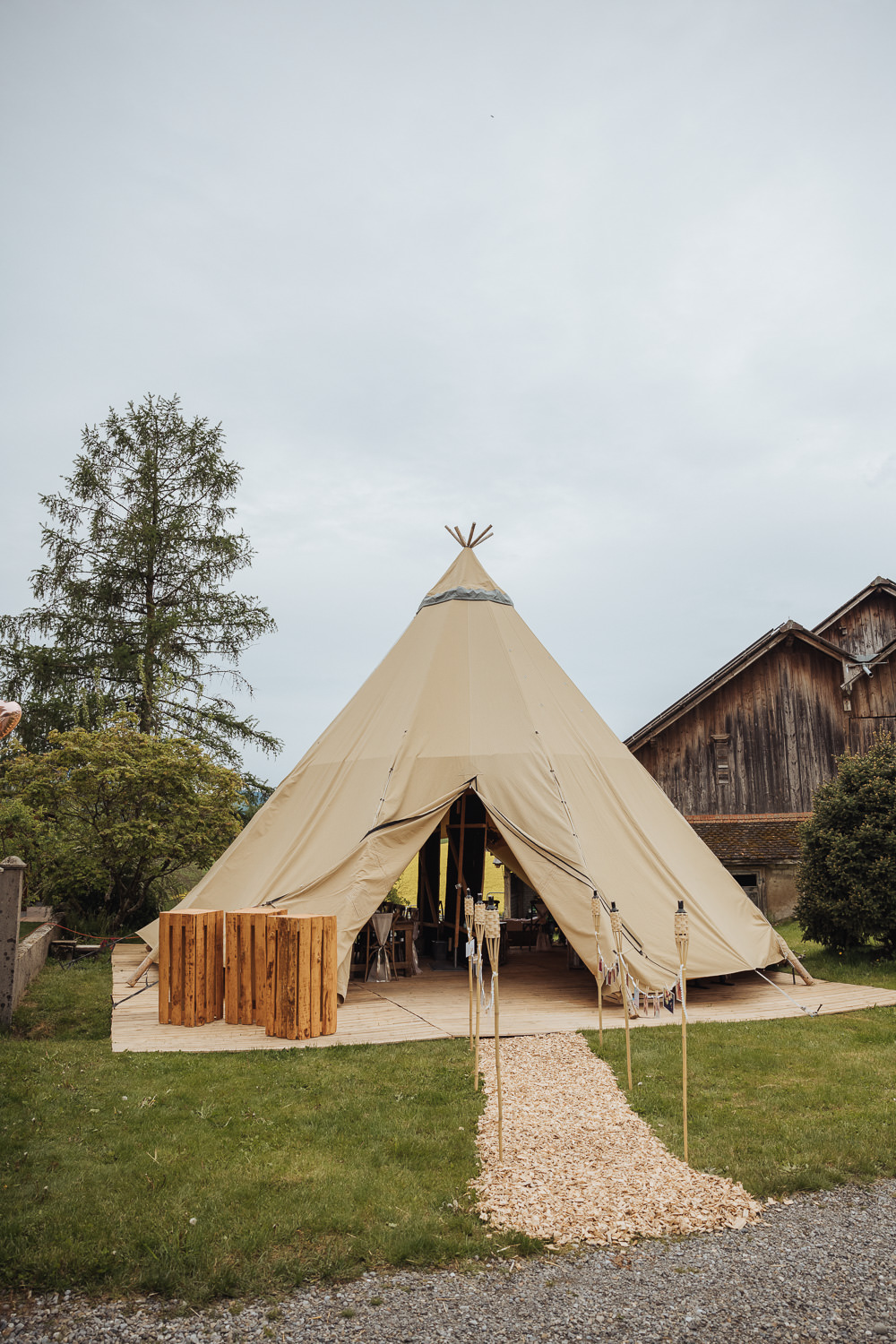 Hochzeit Tipi