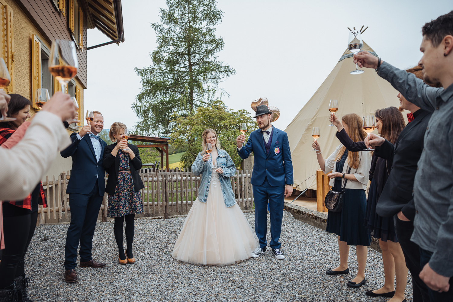 Gratulation Gartenhochzeit