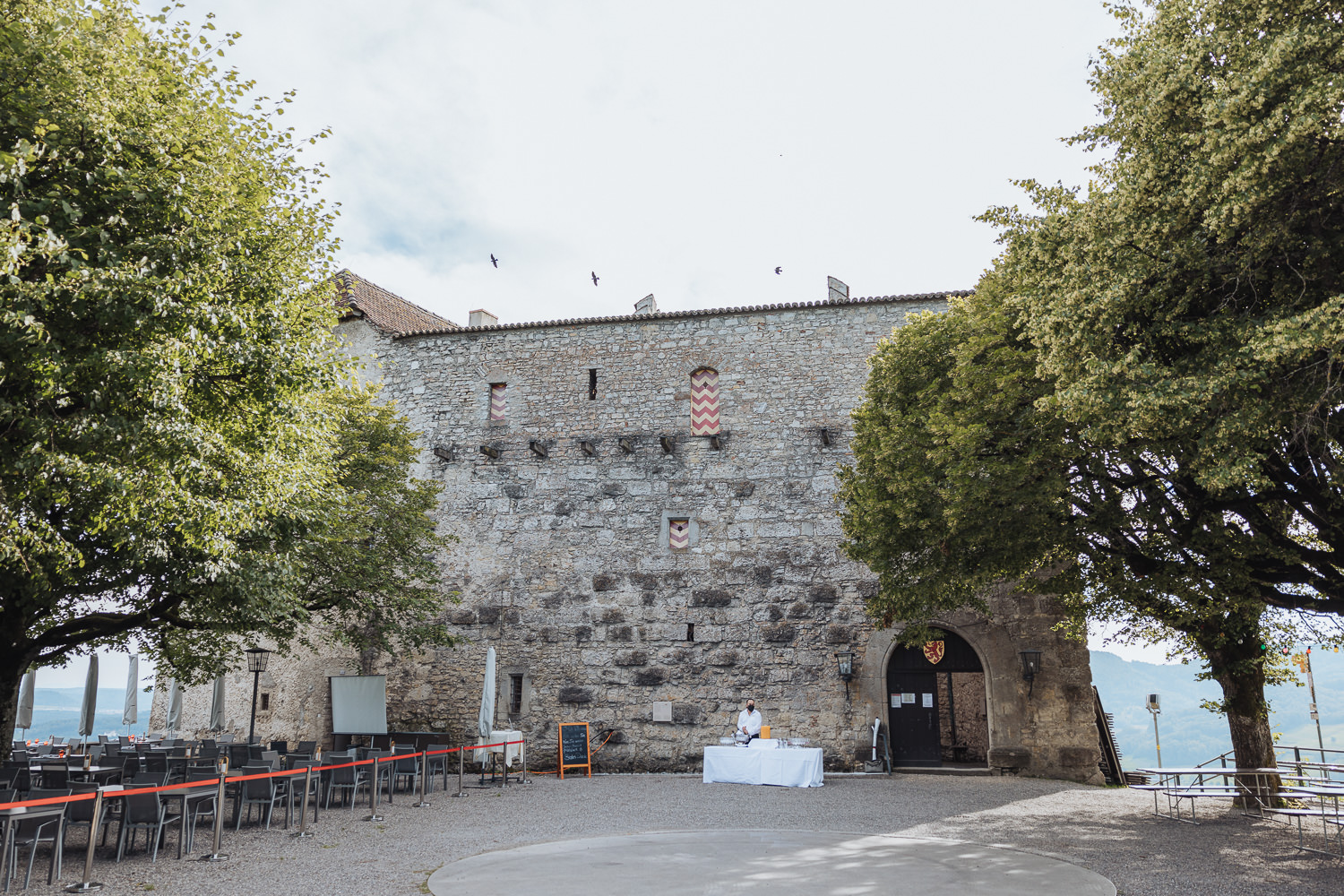 Terrasse Schloss Habsburg