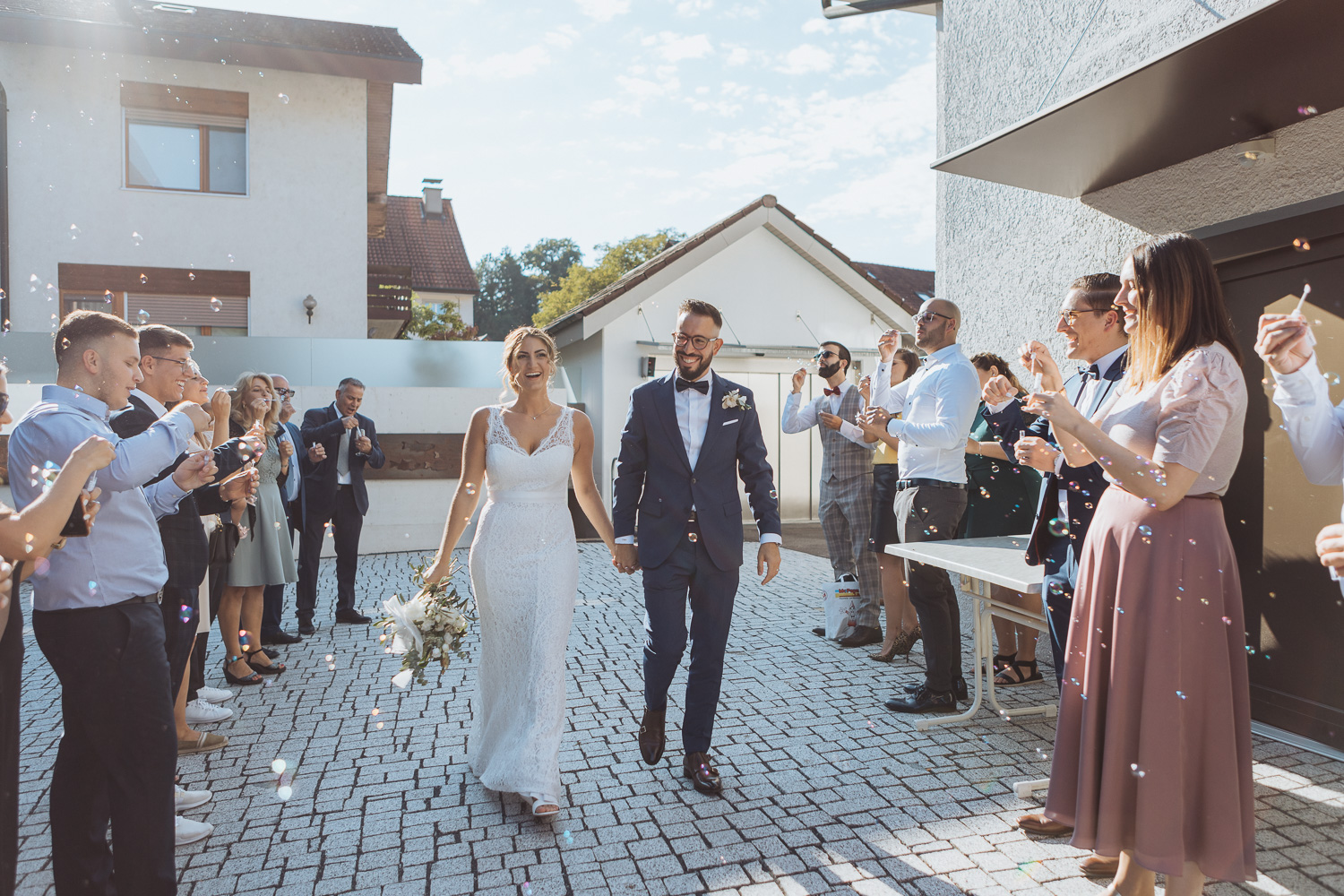 Stilli Hochzeit Spalier