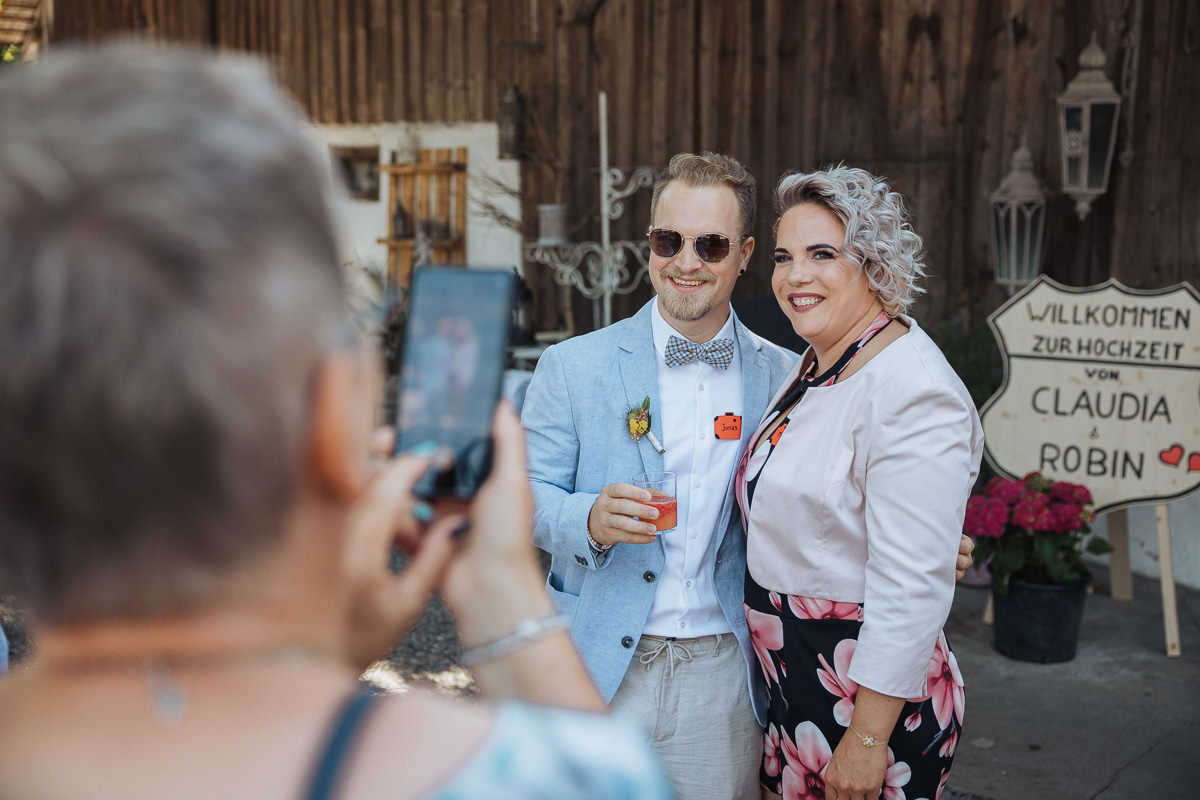 Hochzeit Claudia und Robin Apéro