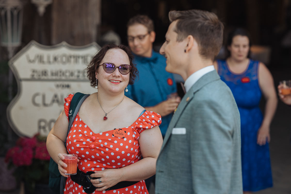 Hochzeit Claudia und Robin Apéro Hochzeitsgäste